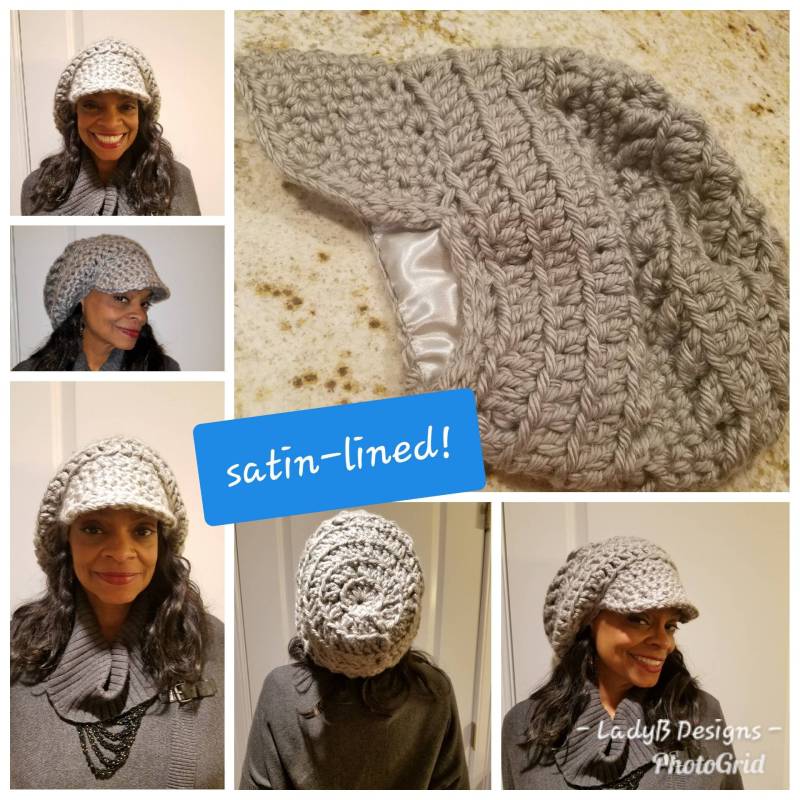 Handgehäkelter, Geräumiger, Übergroßer Slouchy-Hut Handgehäkelter, Geräumiger, Übergroßer Slouchy-Hut von DesignsbyLadyBee