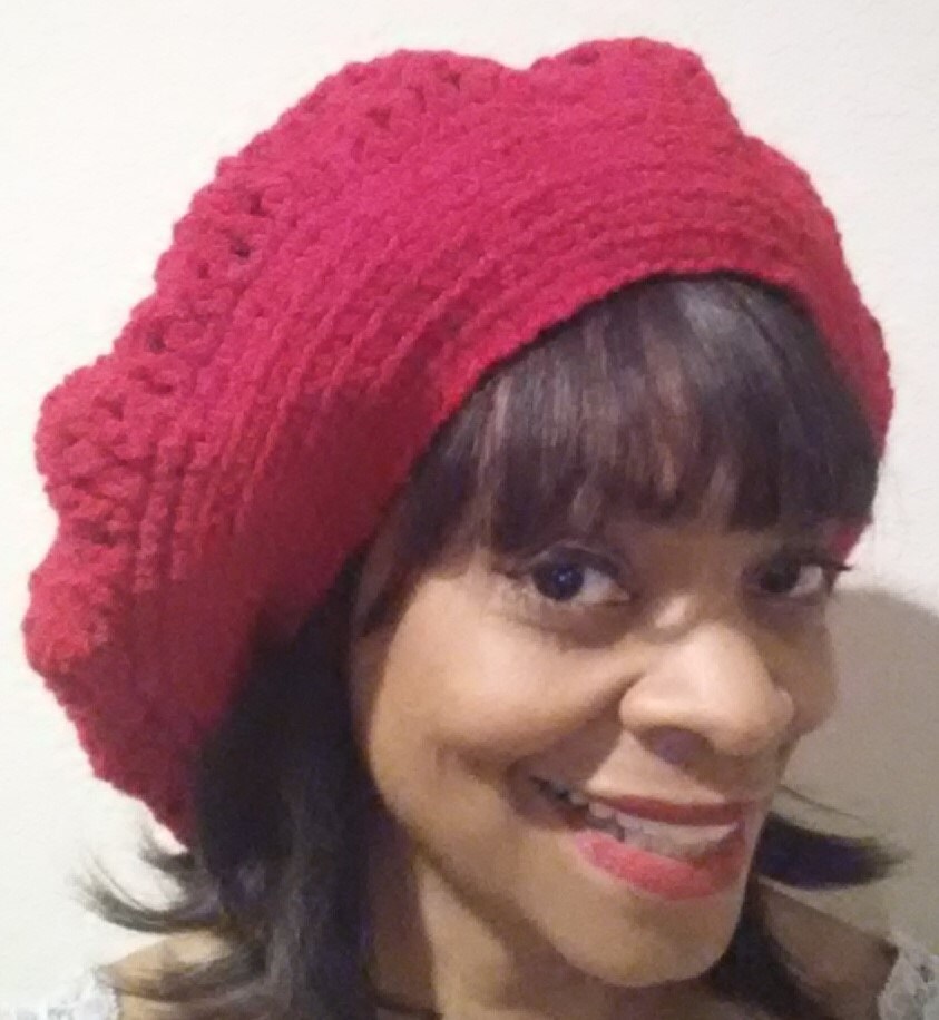 Lacey Pattern - Satin-Gefütterte Slouchy "Rasta" Hut Für Natürliche Frisuren Und Zöpfe." Lacey Pattern - Satin-Gefütterte Slouchy "Rasta" Hut Für Natürliche Frisuren Und Zöpfe." von DesignsbyLadyBee