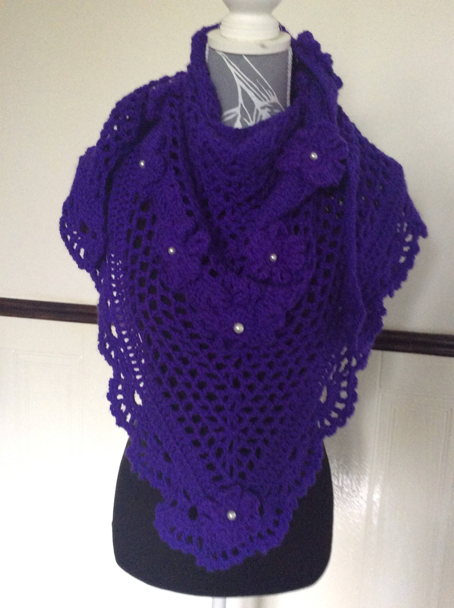 Lila Spitze Schal Lila Spitze Schal von Designsbyjacquelines