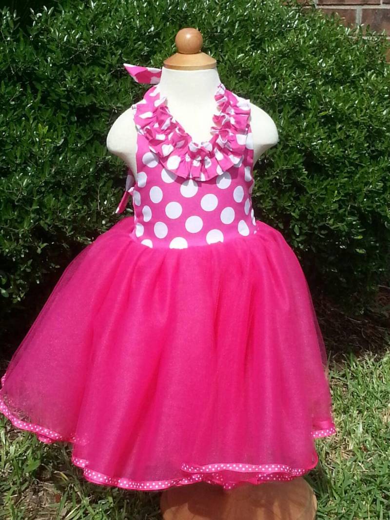 Rüschen Hals Neckholder Top Partykleid von Designsbykcc