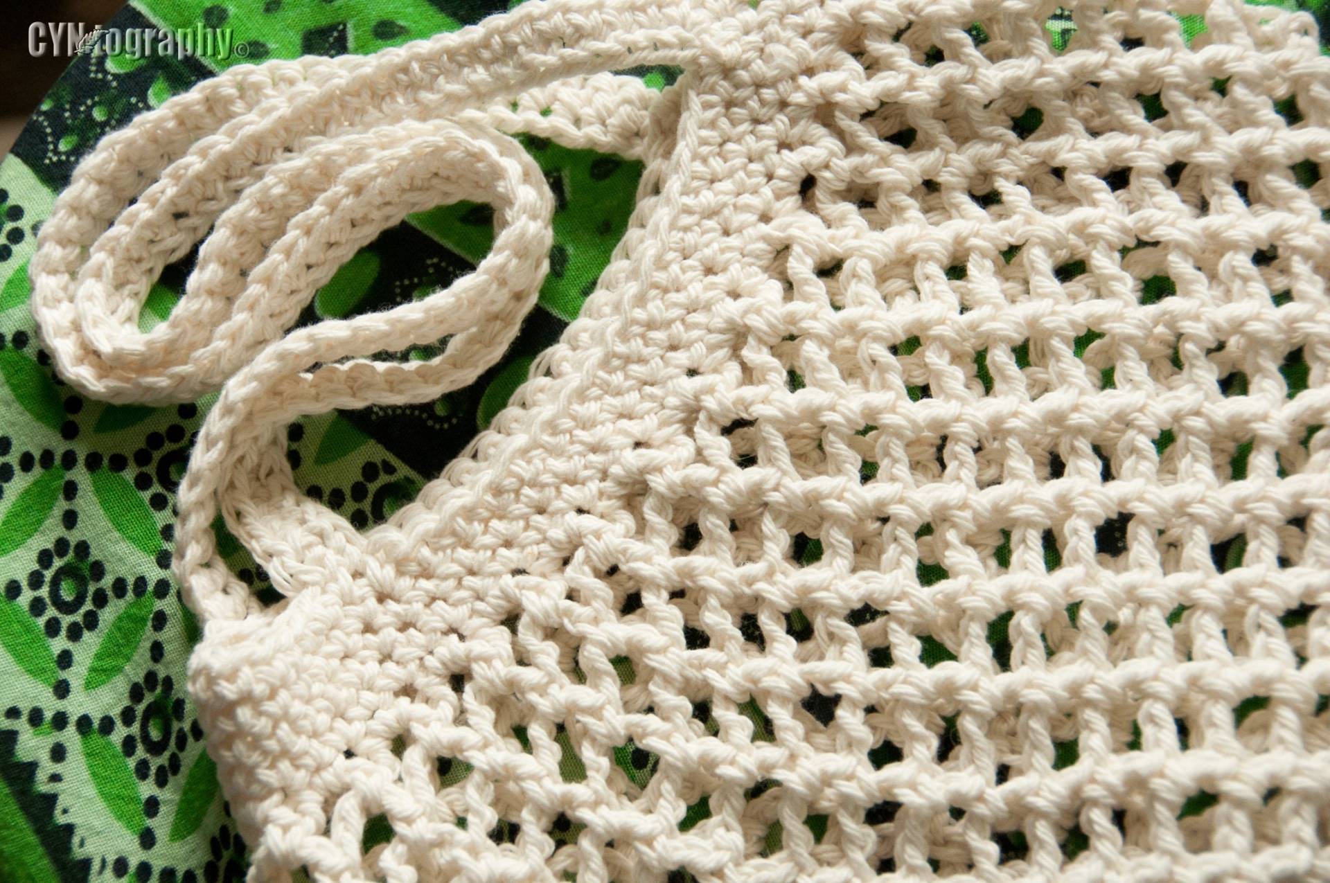 Gehäkelte Mesh Bauern Markt Tasche von DesignsofCyn