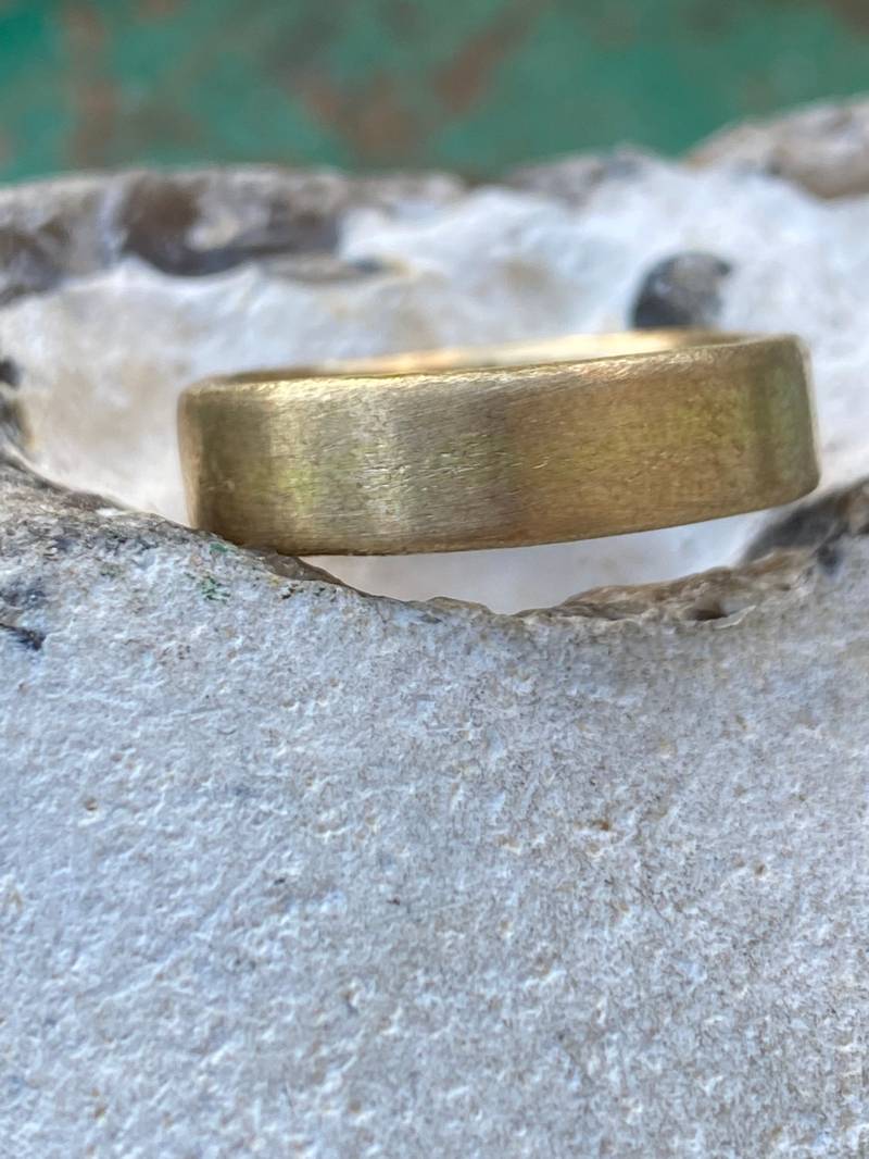 Messing Band Ring, Steampunk Ring, Wikinger Ring, Herren Ring, Trauring von Designvonmerrill