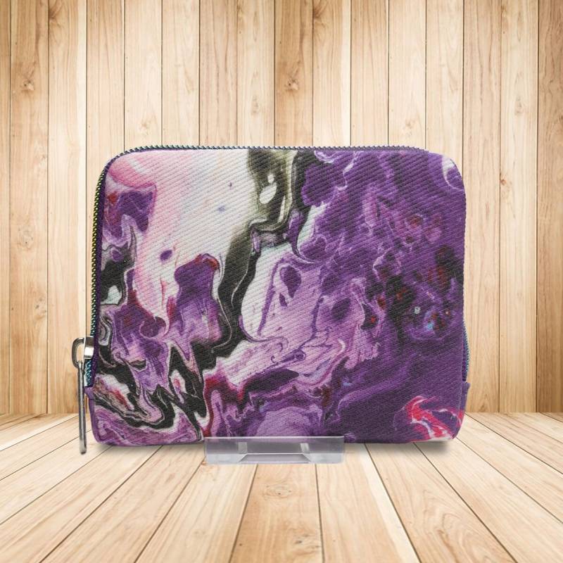 Mini Mynta Pouring Style, Kleine Geldbörse, Portmonee Geldbeutel, Hansedelli von Designzauberei