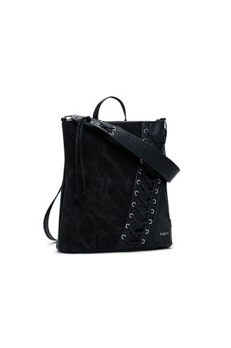 Desigual Rucksack Freizeitrucksack Pretoria Patch Tango Mini Backpack Black schwarz von Desigual