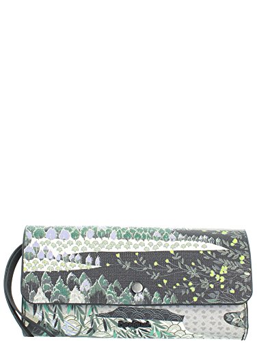 DESIGUAL GELDBÖRSE DAMEN MONE EXPLORER REVERSIBLE 18WAYP54 uni olivgrün von Desigual