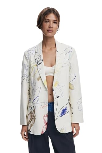 DESIGUAL GIACCA CLASSICA DONNA BIANCO DESIGUAL GIACCA CLASSICA DONNA BIANCO von Desigual