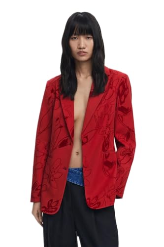 DESIGUAL GIACCA CLASSICA DONNA ROSSO von Desigual