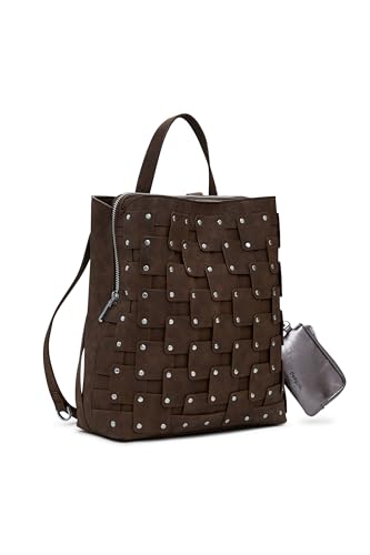 Desigual Rucksack Freizeitrucksack New Patch 1 Sumy Backpack Chocolate dunkelbraun von Desigual