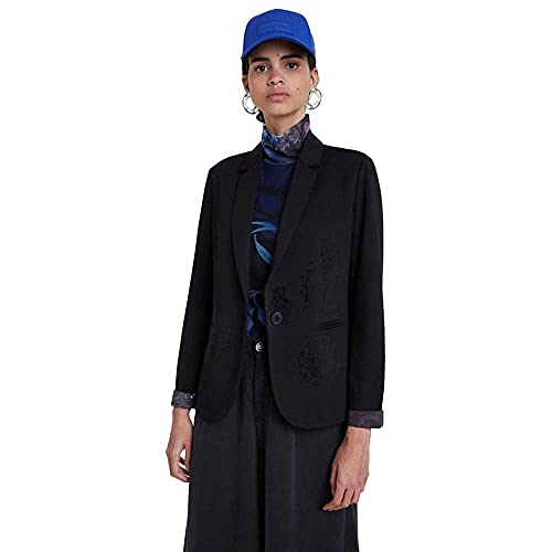 Desigual 20WWEWBP Jacke Damen Schwarz 44 von Desigual