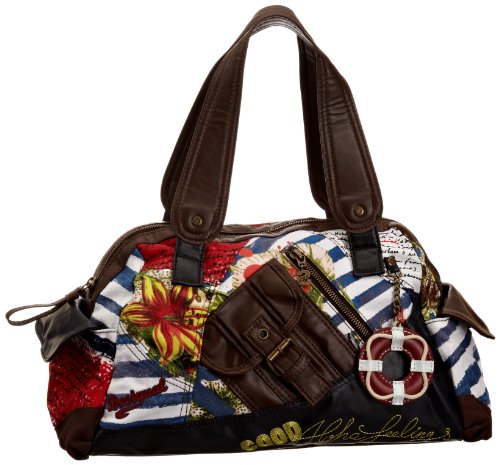 Desigual 22X51095001U Alamar, Damen Handtasche, Blau (Marino) von Desigual