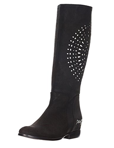 Desigual Africa, Damen Stiefel & Stiefeletten Schwarz Noir (2000 Negro) 36 von Desigual