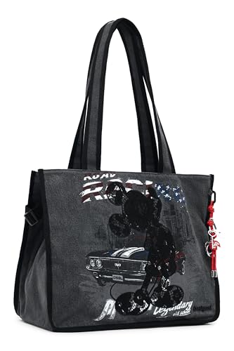 Desigual BAG_MICKEY STUD, 2070 DENIM DARK GREY, U von Desigual