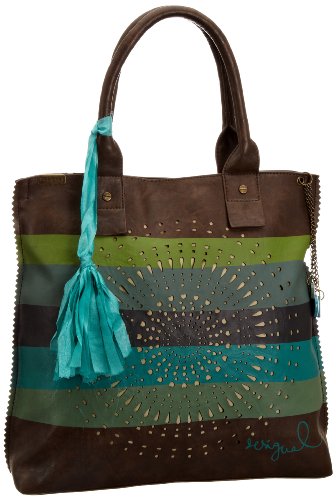 Desigual Bandolera New Trokel 21X5056, Damen Shopper, Braun (4073), 40x35x10 cm (B x H x T) von Desigual