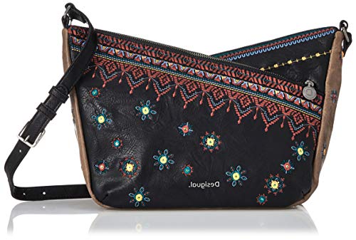 Desigual Bols Lululove Harry Mini Schultertasche 24 cm negro von Desigual