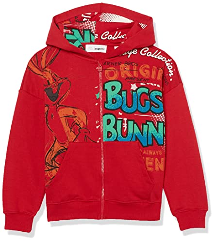 Desigual Boy's Bugs 3000 Carmin Sweater, Red, XL von Desigual