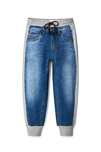 Desigual Boy's OCA 5053 Denim MEDIUM WASH Jeans, Blue, 6 Years von Desigual