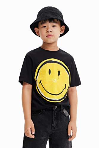 Desigual Boy's TS_ALEIX 2014 Dark Gray Shirt, Black, 10 Years von Desigual