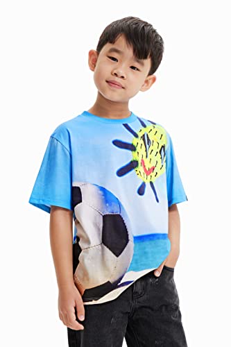 Desigual Boy's TS_Albert 5139 Diva Blue Shirt, 14 Years von Desigual