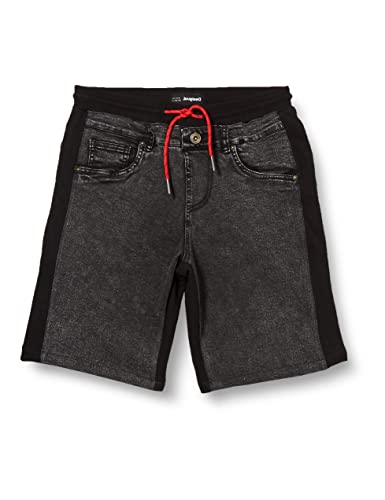 Desigual Boys Denim_Aguila Shorts, Black, 5/6 von Desigual