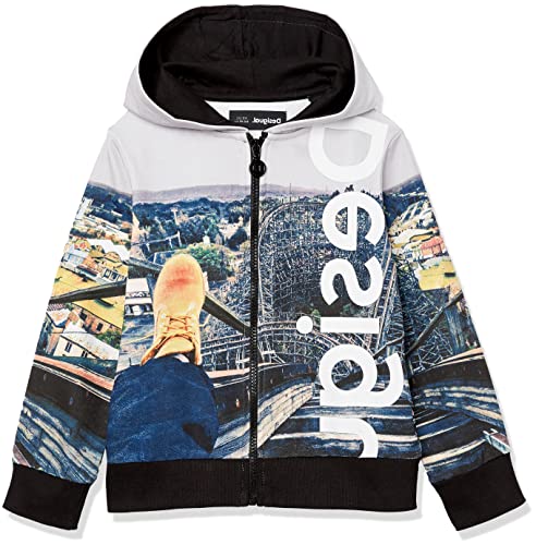 Desigual Boys Sweat_Horizonte Sweatshirt, Multicolor, 7/8 von Desigual