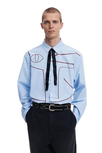 Desigual CAM_Embro, 5066 Sky Blue, M von Desigual