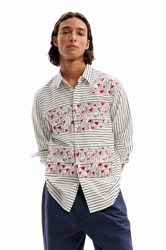 Desigual CAM_MIRTO, 1000 White, M von Desigual