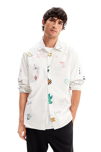 Desigual CAM_Santi, 1000 Blanco, L von Desigual