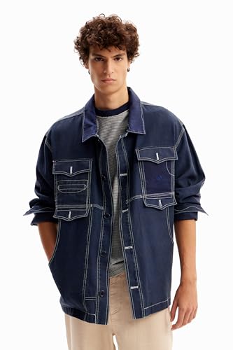 CHAQ_NARCISO, 5008 DENIM DARK BLUE, S von Desigual