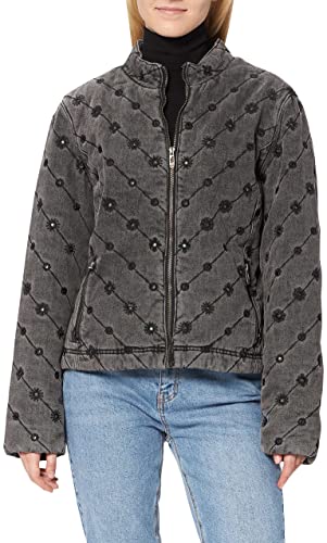 Desigual Chaq_Eye of Tiger Damen Jeansjacke, Blau, 44 von Desigual