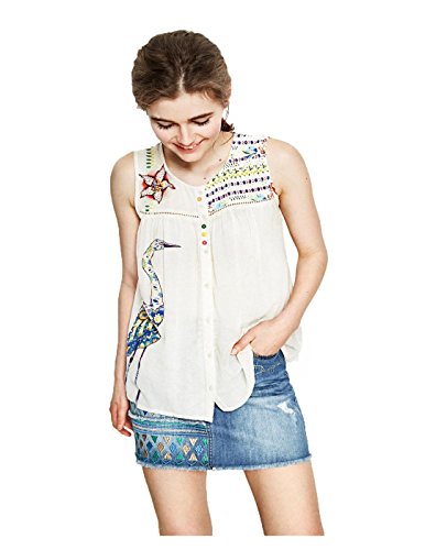 Desigual Circinus - Shirt, Größe_Bekleidung:S, Farbe:Blanco von Desigual