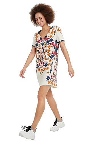 Desigual Cork Kleider Damen Multicolor - DE 40 (EU 42) - Kurze Kleider von Desigual