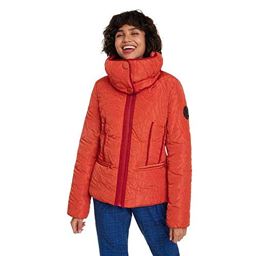 Desigual Damen 19WWEWBZ703242 Jacken, ORANGE, 42 von Desigual