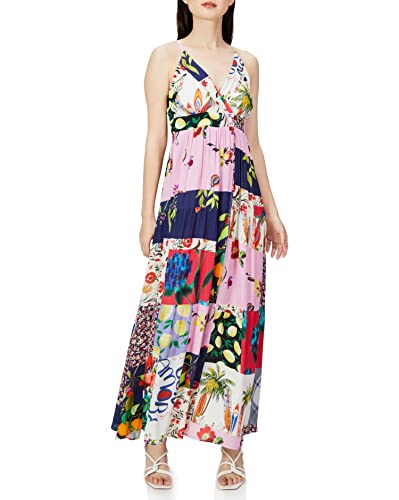 Desigual Damen 21wwvw80 Kleid, Multicolor, S von Desigual