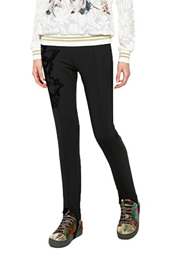 Desigual Damen April Leggings, Schwarz (Negro 2000), 38 (Herstellergröße: M) von Desigual