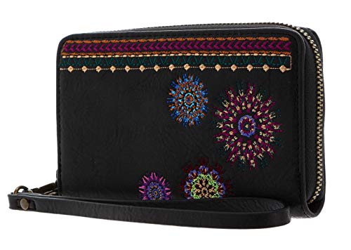 Desigual Damen Astoria Mini Mittelgroße Geldbörse, schwarz von Desigual