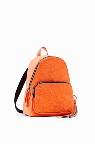 Desigual Damen Back_alpha BACK ALPHA MOMBASA MINI 7002 ORANGE, Orange, Einheitsgröße EU von Desigual