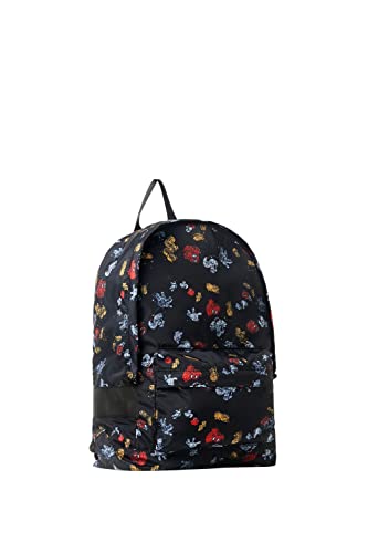 Desigual Damen Back_mickey Lovers Földes Backpack, Schwarz, U EU von Desigual