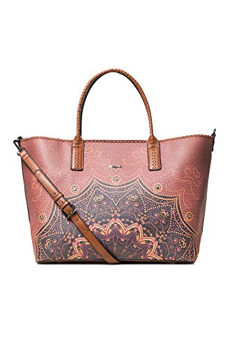 Desigual Damen Bag TEKILA Sunrise_HOLBOX 2 Umhängetasche, Cognac von Desigual