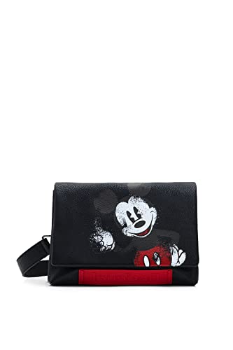 Desigual Damen Bag_best Mickey_dortmund 2000 BLACK, Schwarz, Einheitsgröße EU von Desigual