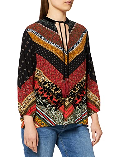 Desigual Damen Blouse Lucia Bluse, Orange (Cobre 7006), Large (Herstellergröße: L) von Desigual