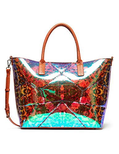 Desigual Damen Bols_Kaleidoscope Holbox Henkeltasche Grün (Kiwi) von Desigual