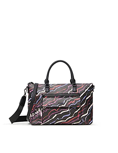 Desigual Damen Bols_salvaje Padua Hand Bag, Schwarz, Einheitsgröße EU von Desigual