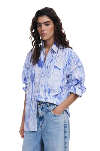 Desigual Damen Cam_heracles T-Shirt, weiß, M Desigual Damen Cam_heracles T-Shirt, weiß, M von Desigual