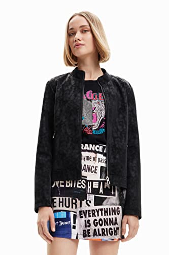 Desigual Damen Chaq_detroit CHAQ DETROIT 2000 BLACK, Schwarz, L EU von Desigual