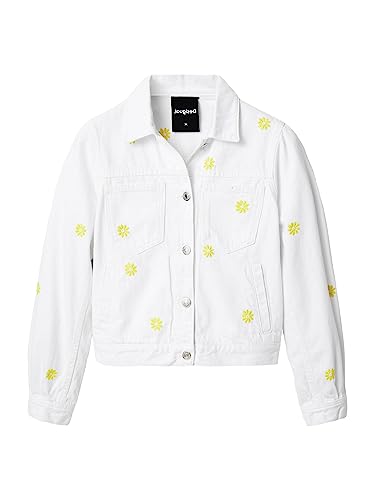 Desigual Damen Chaq_dita CHAQ DITA 1000 WHITE, Weiß, M EU von Desigual