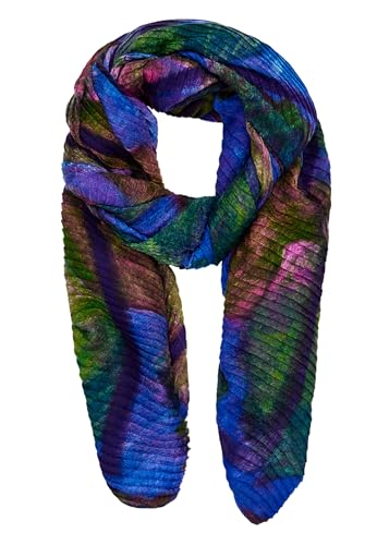 Desigual Leaveses Rectangle Foulard Red von Desigual