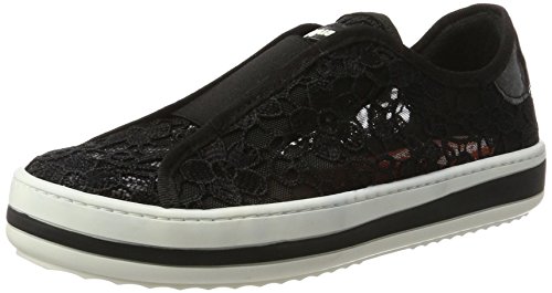 Desigual Damen Funk LACE Sneaker, Schwarz (Negro), 41 EU von Desigual