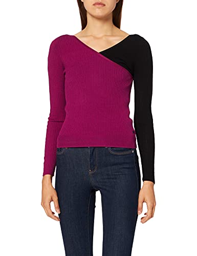 Desigual Damen Jers_belgrado Pullover Sweater, Schwarz, L EU von Desigual