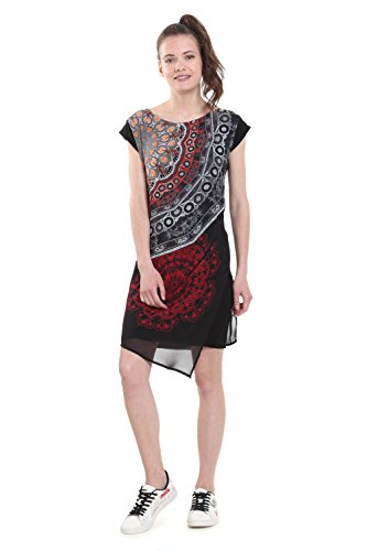 Desigual Damen Kleid Vest_BABILON mischfarben36 von Desigual