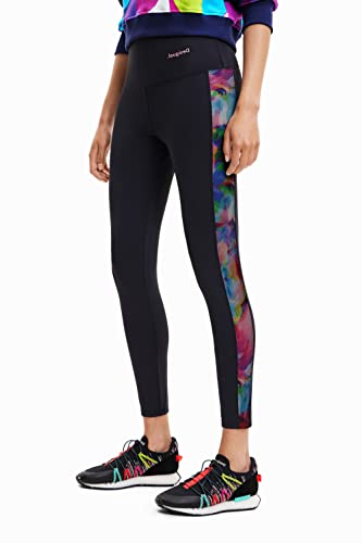 Desigual Damen Legging_tulip Casual Pants, Schwarz, L EU von Desigual